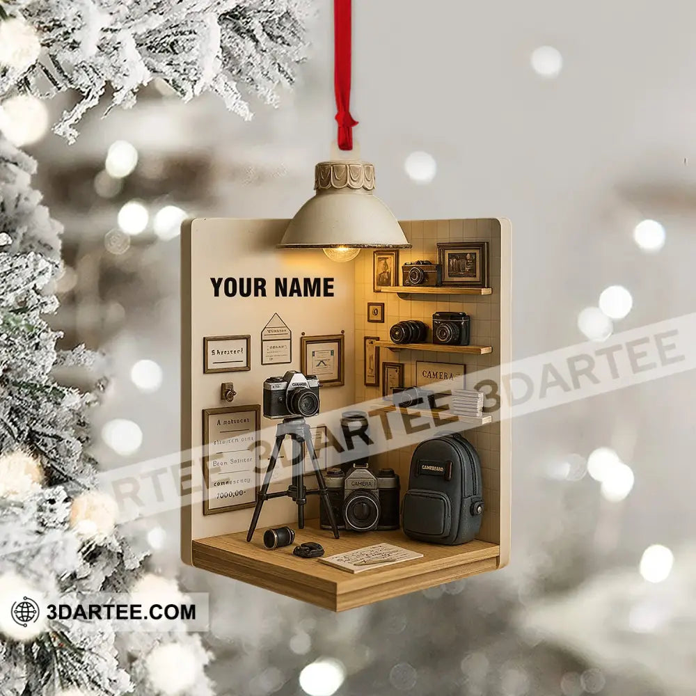 Photographer Corner Home Decor Christmas Ornament Personalized Ornament Ornament