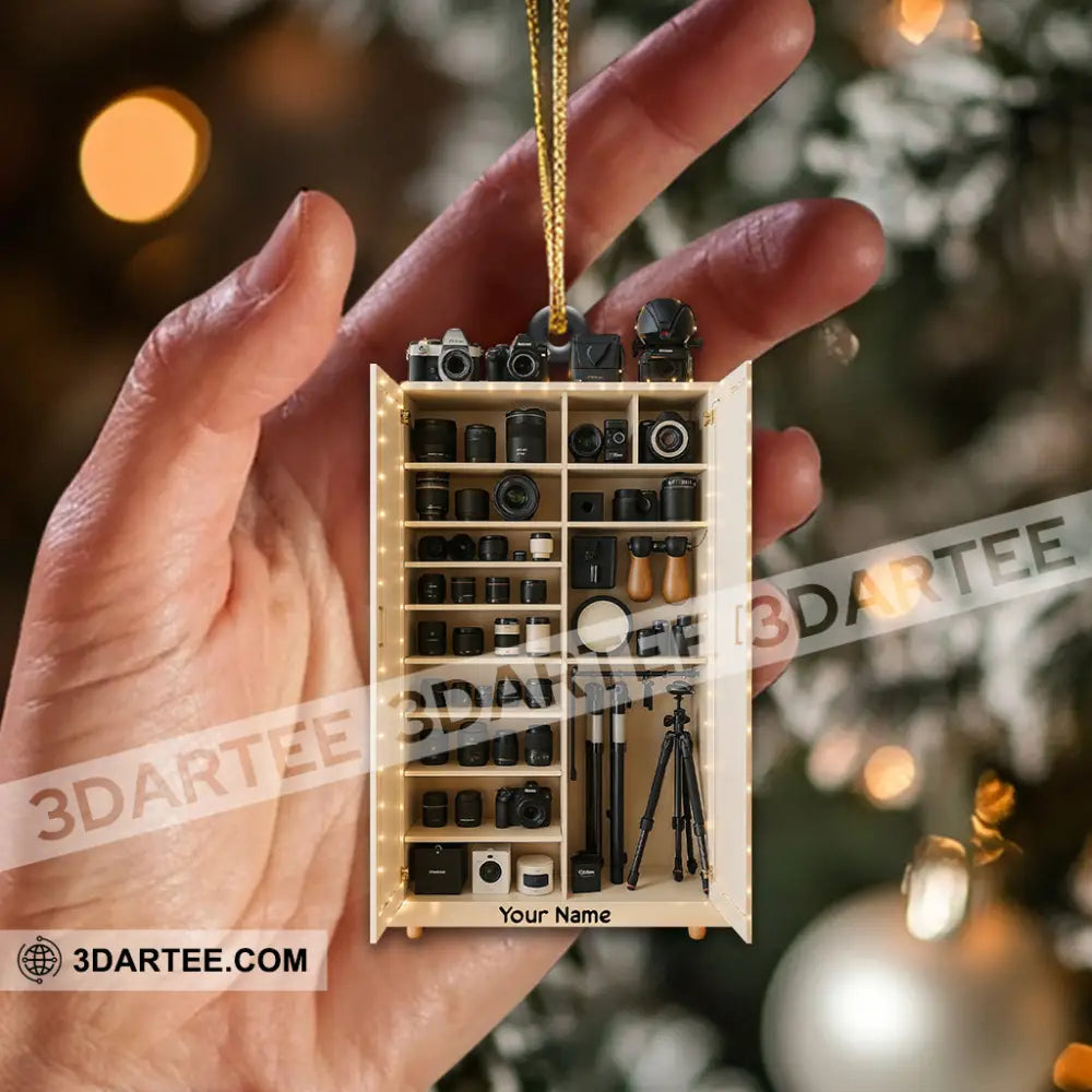 Photographer Lover Home Decor Christmas Ornament Personalized Ornament Ornament