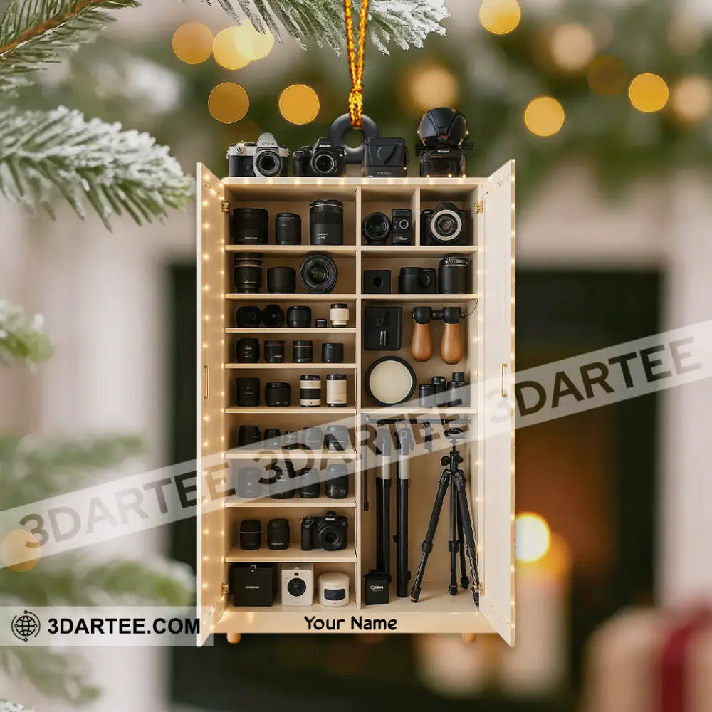 Photographer Lover Home Decor Christmas Ornament Personalized Ornament Ornament