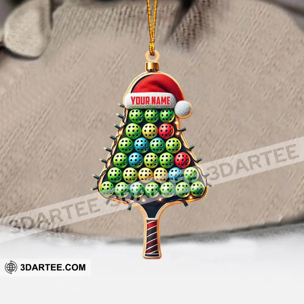 PickleBall Christmas Ornament Personalized Ornament Ornament