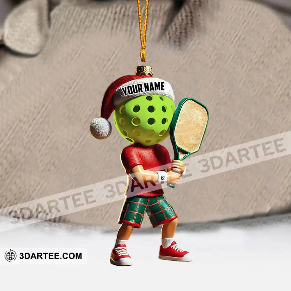 Pickleball Christmas Ornament Personalized Ornament Ornament