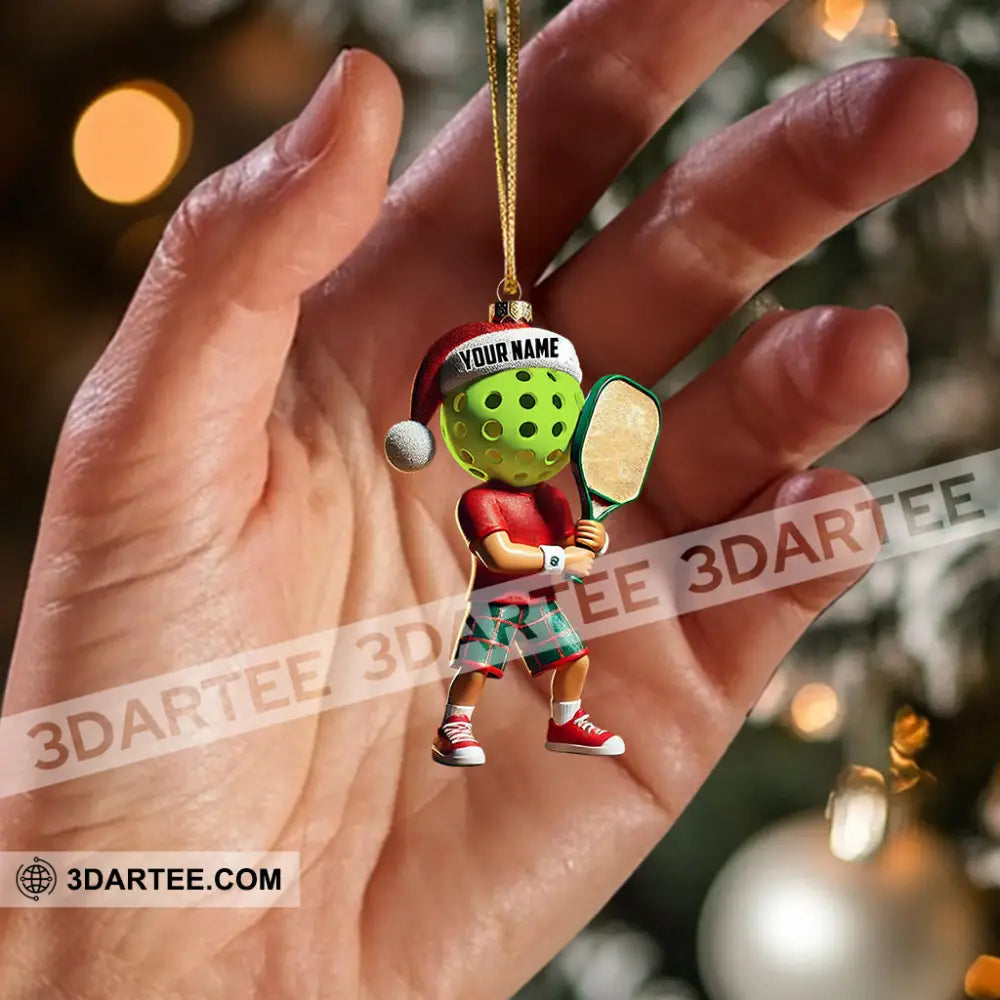 Pickleball Christmas Ornament Personalized Ornament Ornament
