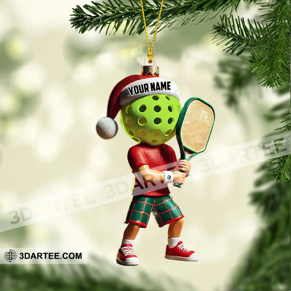 Pickleball Christmas Ornament Personalized Ornament Ornament