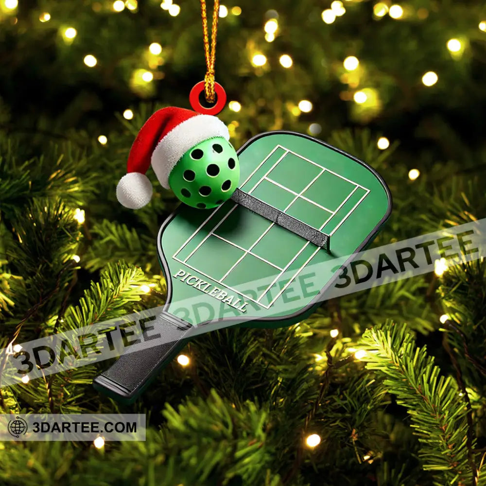 Pickleball Home Decor Christmas Ornament Personalized Ornament Ornament