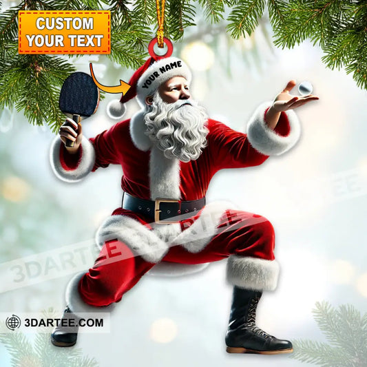 Ping Pong Christmas Ornament Personalized Ornament 3.54’’ / 1 Ornament Ornament