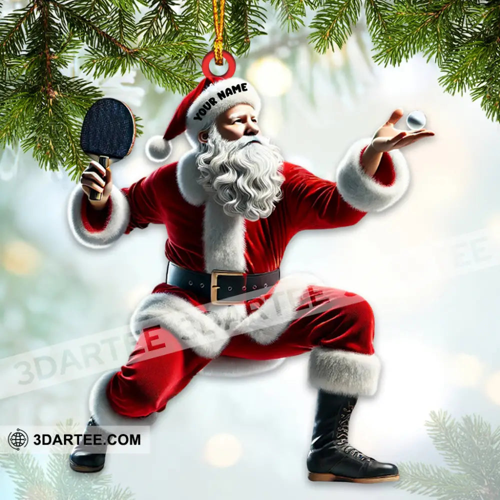 Ping Pong Christmas Ornament Personalized Ornament Ornament