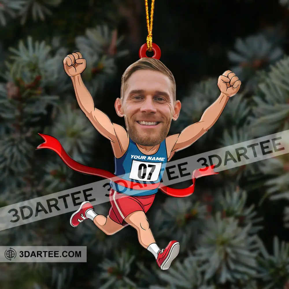 Running Lover Home Decor Christmas Ornament Personalized Ornament Ornament