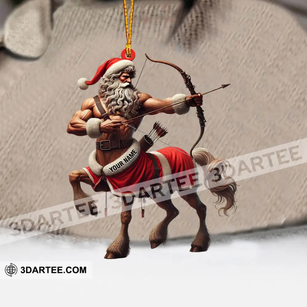 Santa Centaur Home Decor Christmas Ornament Personalized Ornament Ornament
