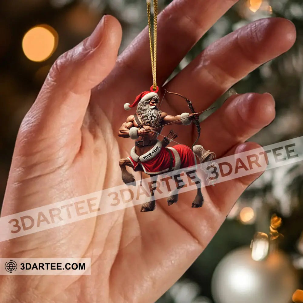 Santa Centaur Home Decor Christmas Ornament Personalized Ornament Ornament