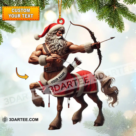 Santa Centaur Home Decor Christmas Ornament Personalized Ornament 3.54’’ / 1 Ornament Ornament