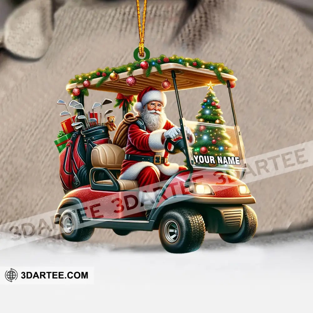 Santa Coming Home Decor Christmas Ornament Personalized Ornament Ornament
