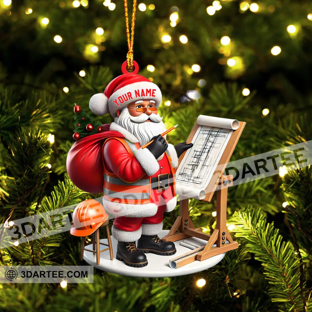 Santa Designer Home Decor Christmas Ornament Personalized Ornament Ornament