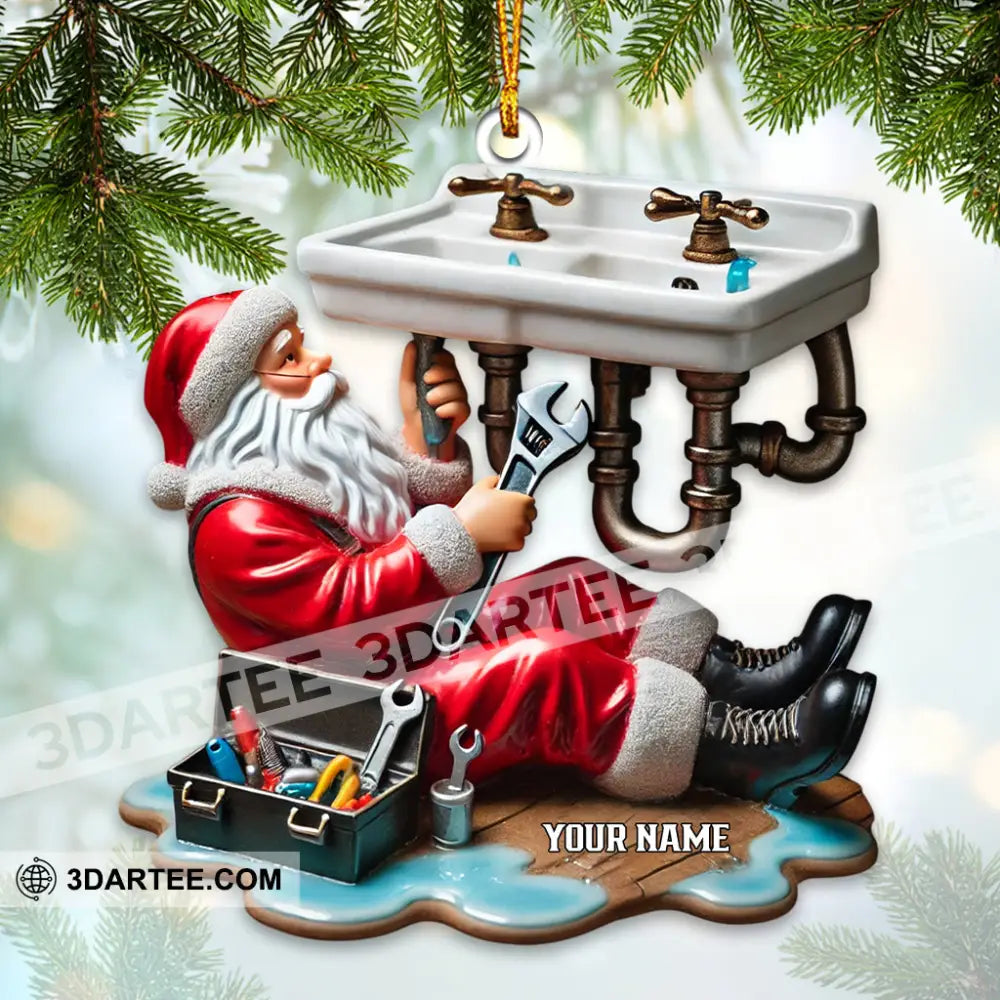 Santa The Repairman Home Decor Christmas Ornament Personalized Ornament Ornament