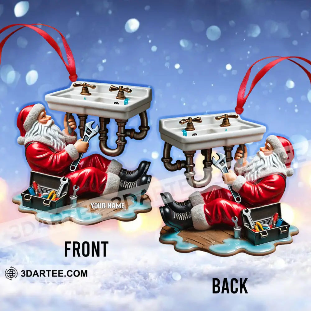 Santa The Repairman Home Decor Christmas Ornament Personalized Ornament Ornament