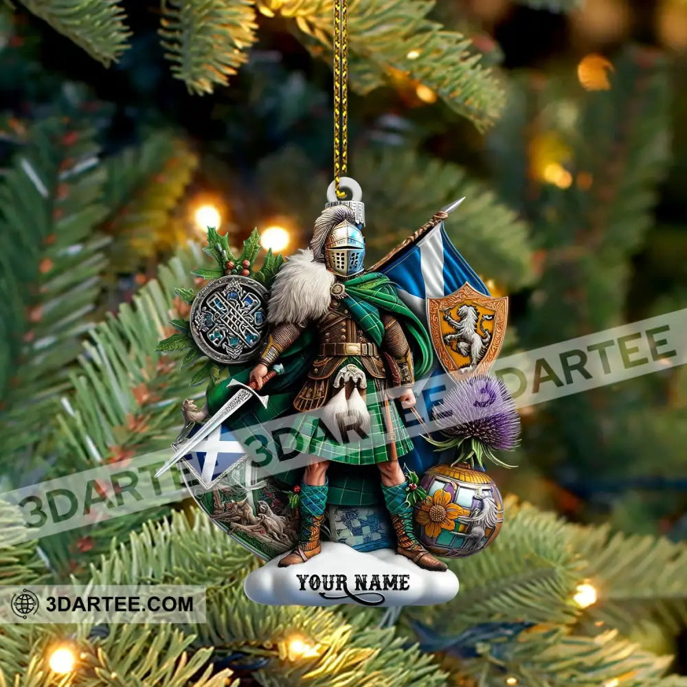 Scotland Lover Home Decor Christmas Ornament Personalized Ornament Ornament