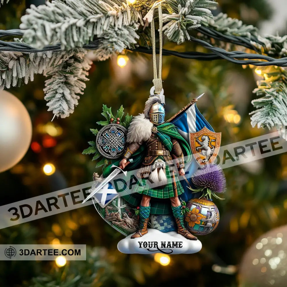 Scotland Lover Home Decor Christmas Ornament Personalized Ornament Ornament