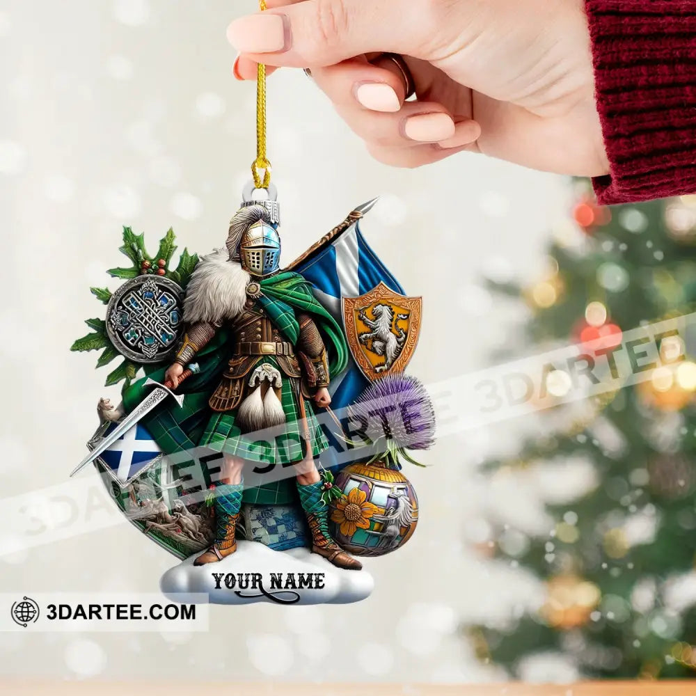 Scotland Lover Home Decor Christmas Ornament Personalized Ornament Ornament