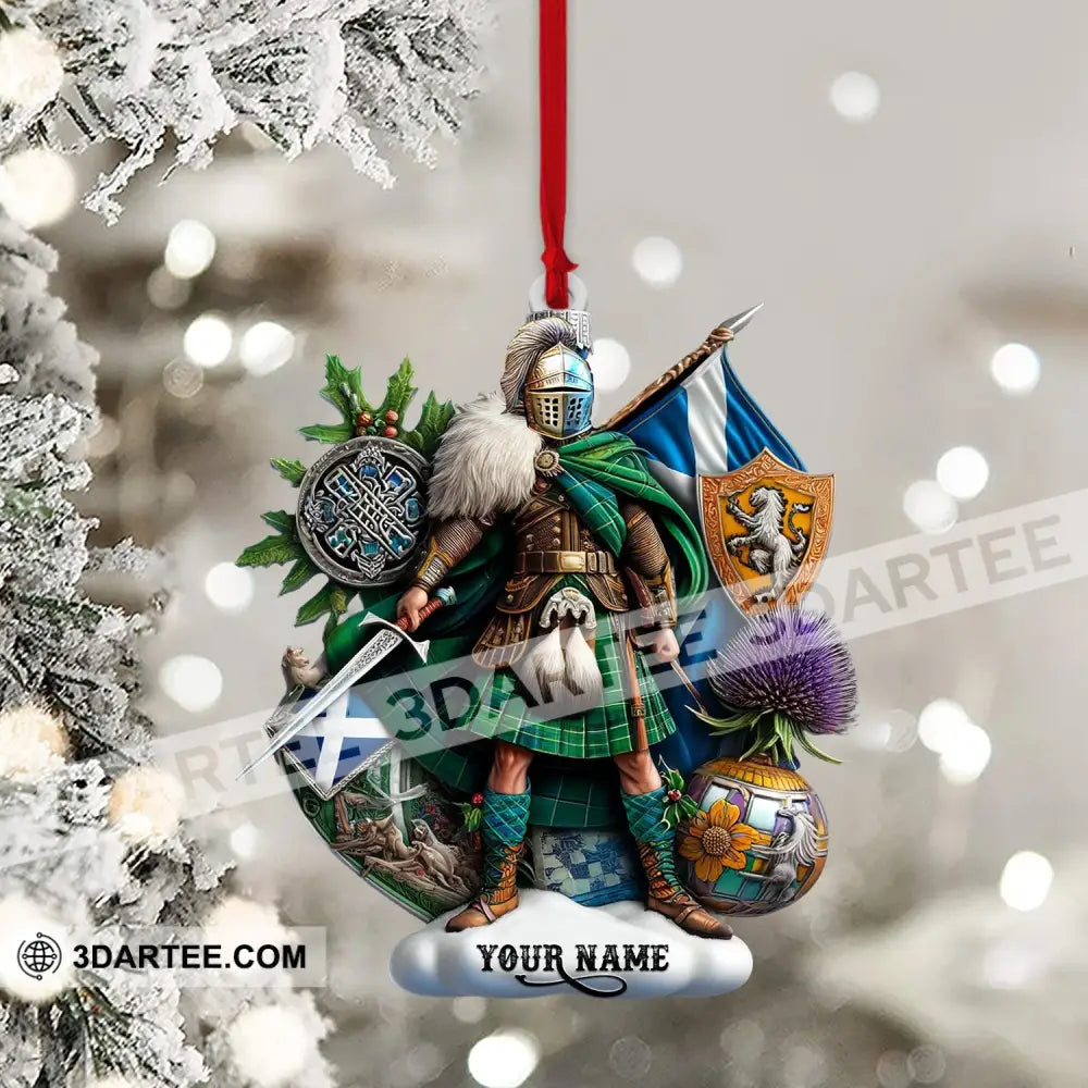 Scotland Lover Home Decor Christmas Ornament Personalized Ornament Ornament
