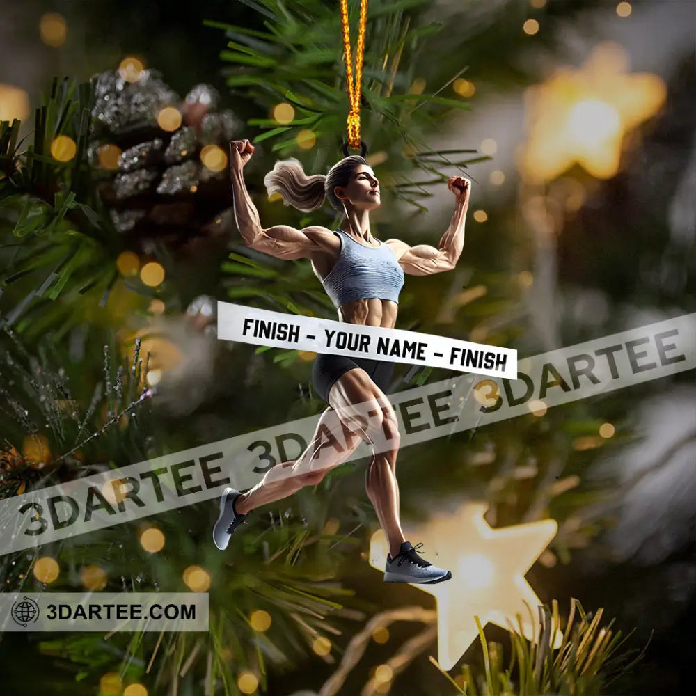 Strong Woman Home Decor Christmas Ornament Personalized Ornament Ornament