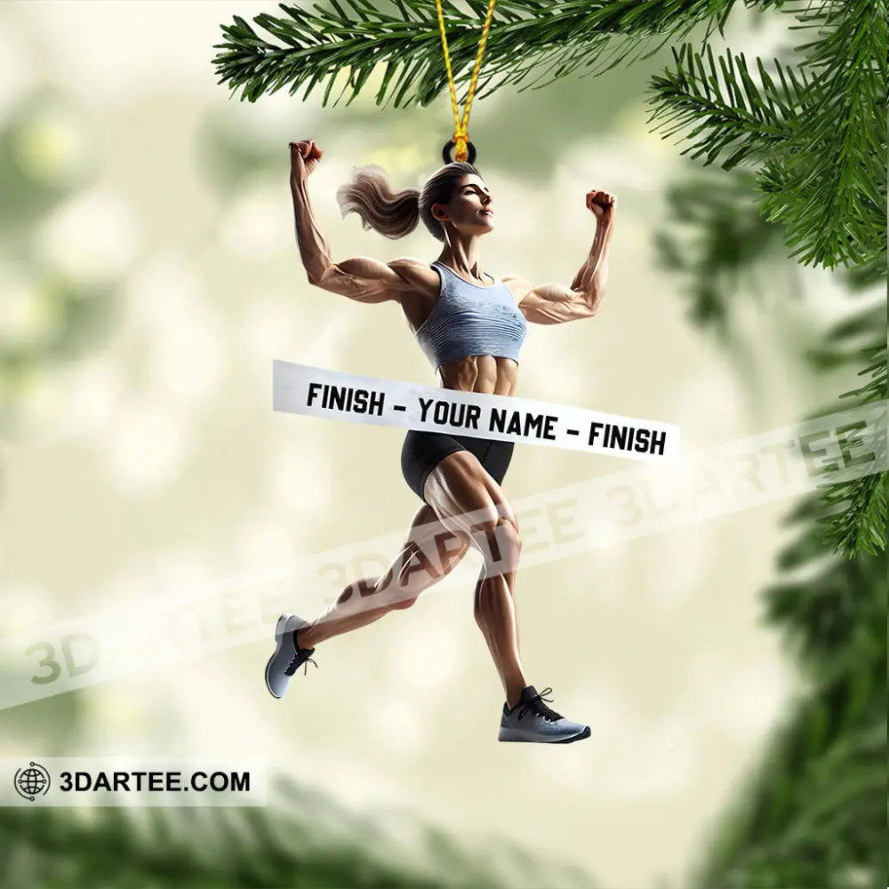 Strong Woman Home Decor Christmas Ornament Personalized Ornament Ornament