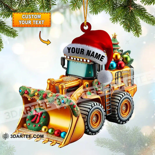 Sweet Snow Plow Home Decor Christmas Ornament Personalized Ornament 3.54’’ / 1 Ornament Ornament