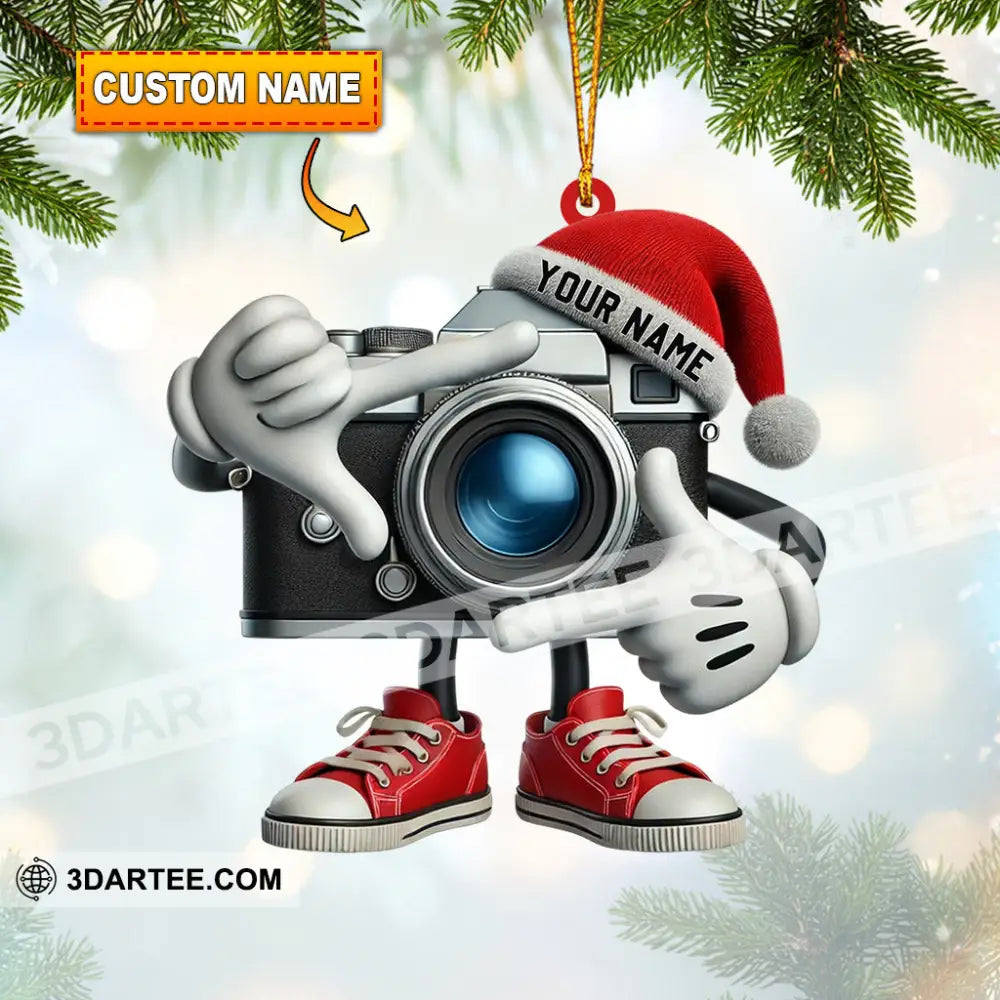 Take The Photo Home Decor Christmas Ornament Personalized Ornament 3.54’’ / 1 Ornament Ornament