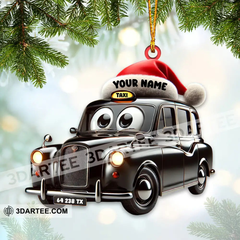 Taxi Old Car Home Decor Christmas Ornament Personalized Ornament Ornament