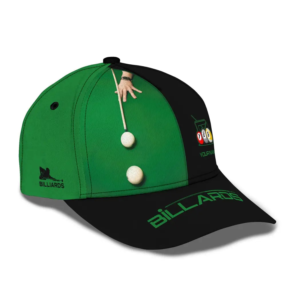 Unisex Cap Personalized Billards Classic Hat Gift For Lovers T-Shirt