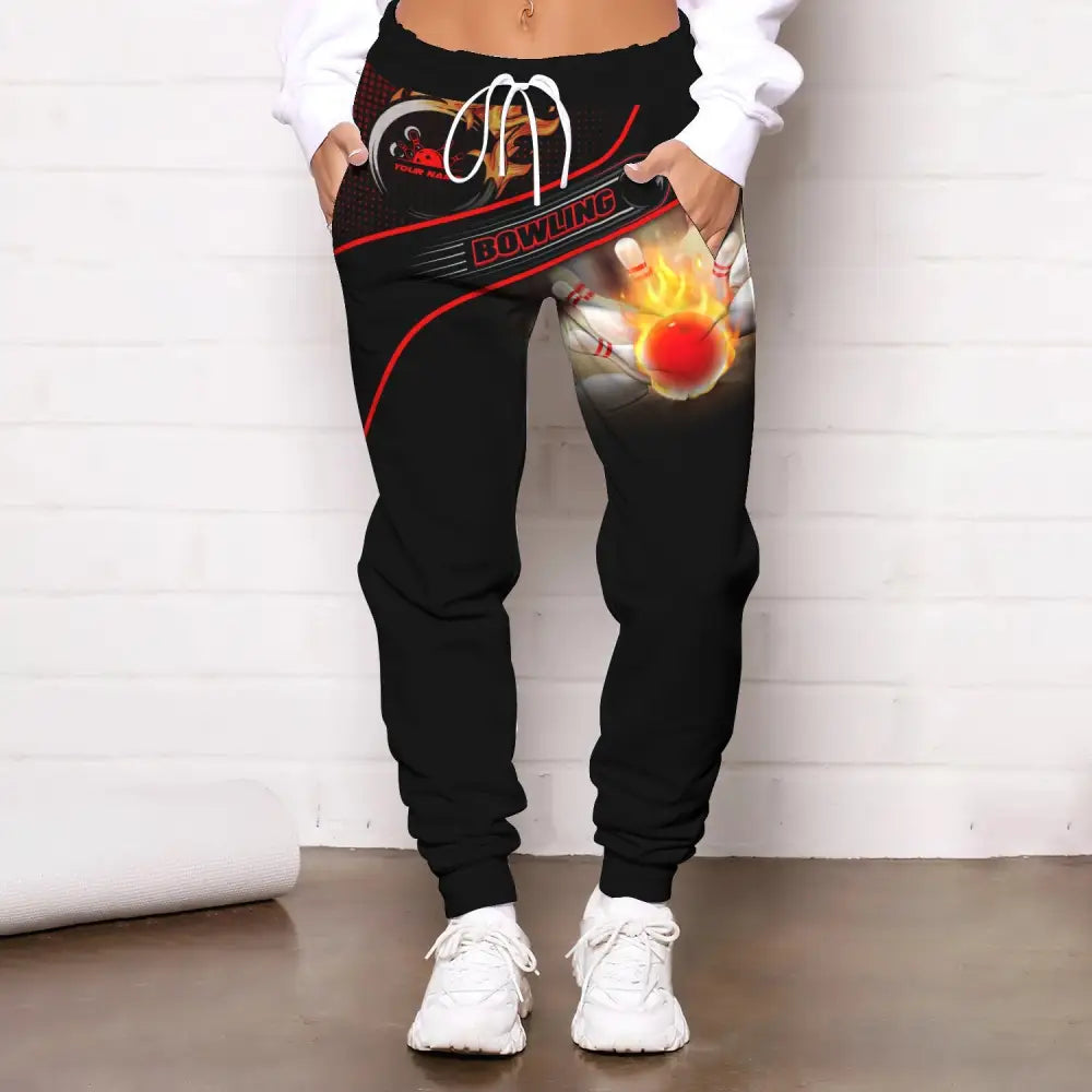 Unisex Clothing Bowling Jogger Pants For Lovers