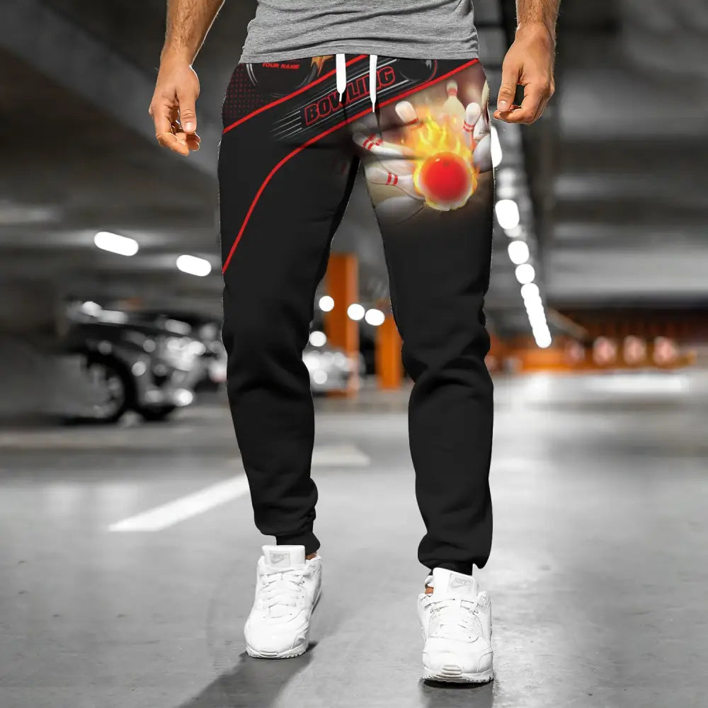 Unisex Clothing Bowling Jogger Pants For Lovers