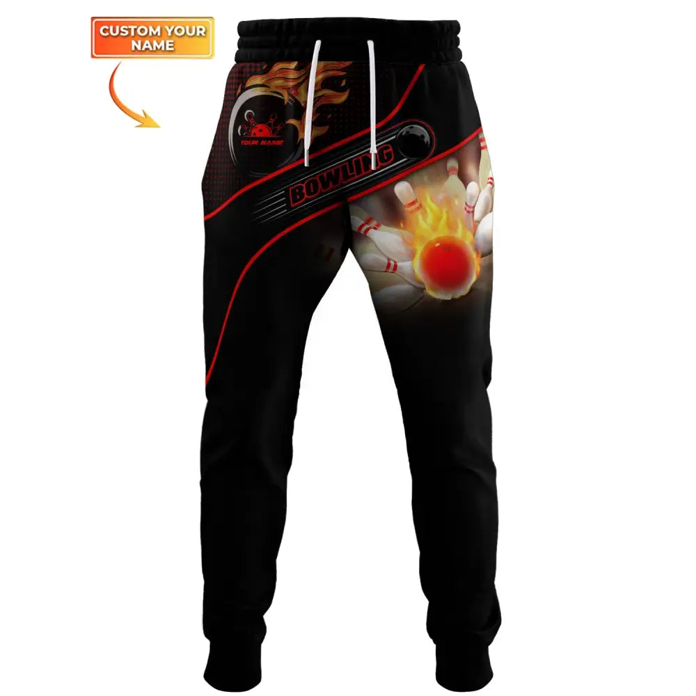 Unisex Clothing Bowling Jogger Pants For Lovers S