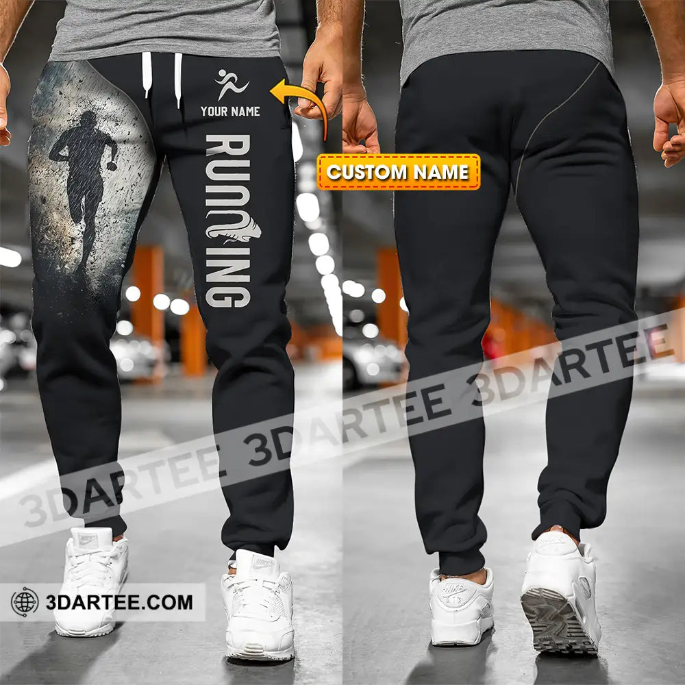 Unisex Pants - Custom Text Pants Marathon Running Lover Sport Pants S Pants