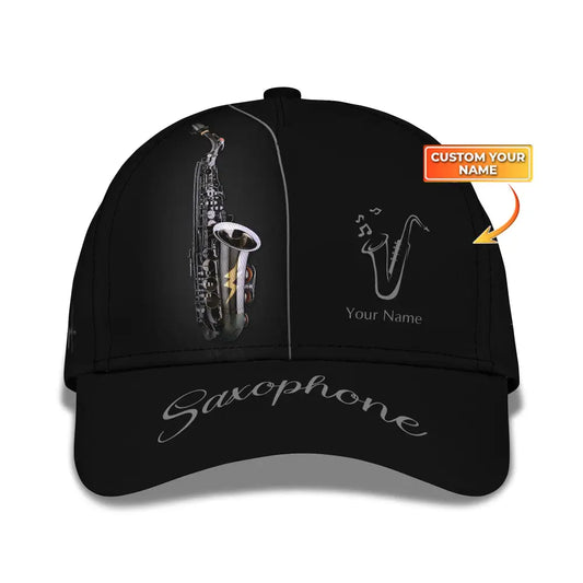 Unisex Saxophone Classic Cap Hat Saxophonist Gift T-Shirt