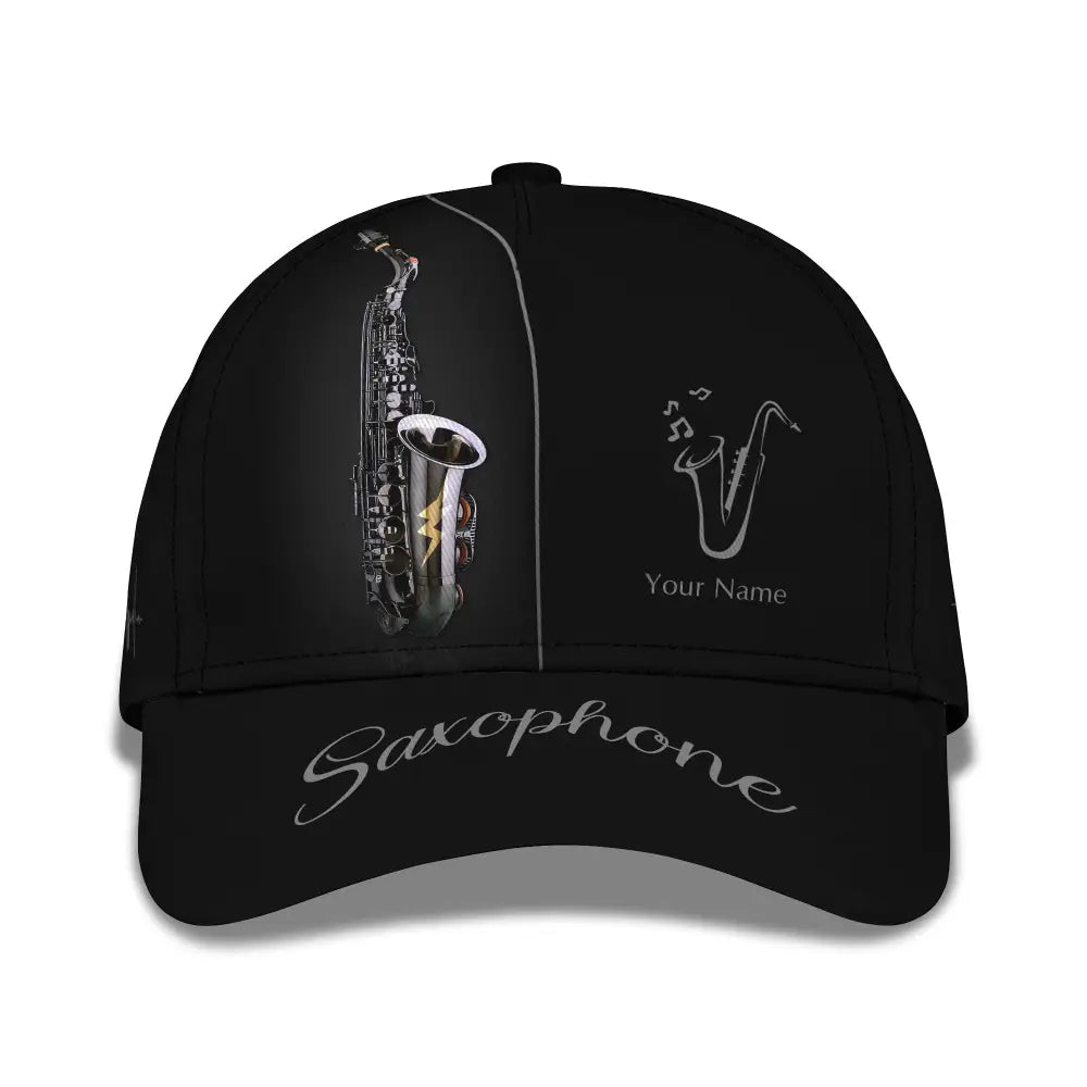 Unisex Saxophone Classic Cap Hat Saxophonist Gift T-Shirt