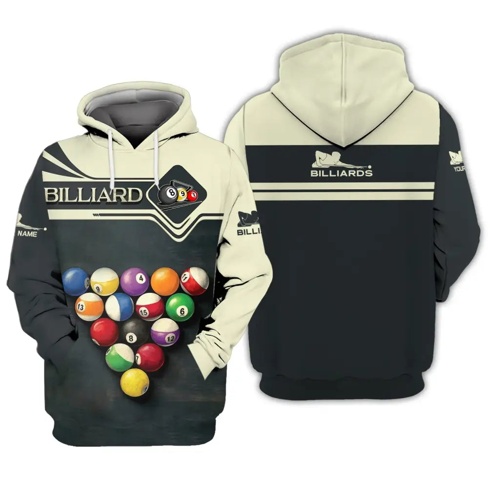 Unisex Shirt Billiards T-Shirt Billiard Triangle Polo For Lovers Hoodie / S