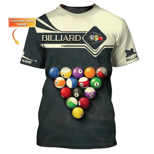 Unisex Shirt Billiards T-Shirt Billiard Triangle Polo For Lovers / S