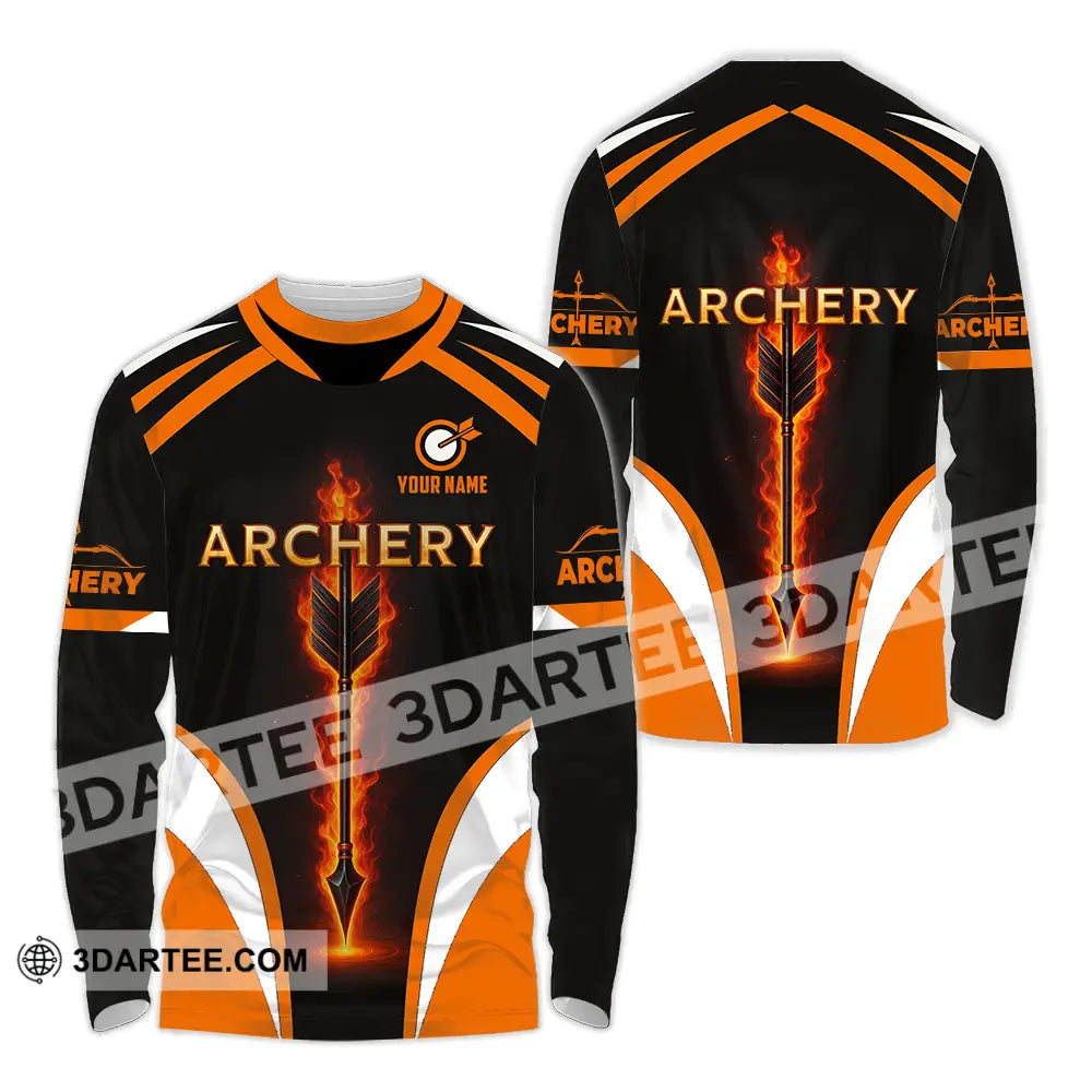 Unisex Shirt - Custom Archery Shirt Long Sleeve Shirt / S T-shirt