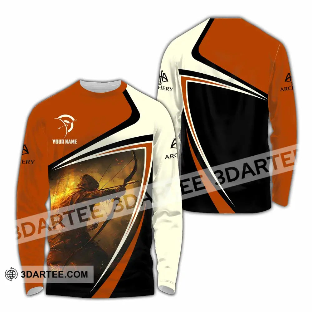 Unisex Shirt - Custom Archery Lover Sport Shirt Long Sleeve Shirt / S T-shirt