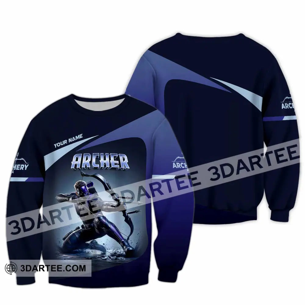 Unisex Shirt - Custom Archery Warrior Sport Shirt Long Sleeve / S T-shirt