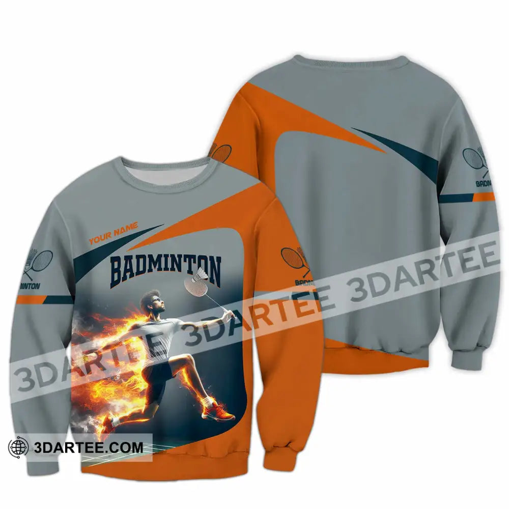 Unisex Shirt - Custom Badminton Shirt Long Sleeve / S T-shirt