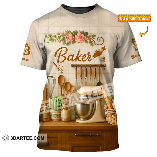 Unisex Shirt - Custom Baker Love Baking Shirt T-shirt