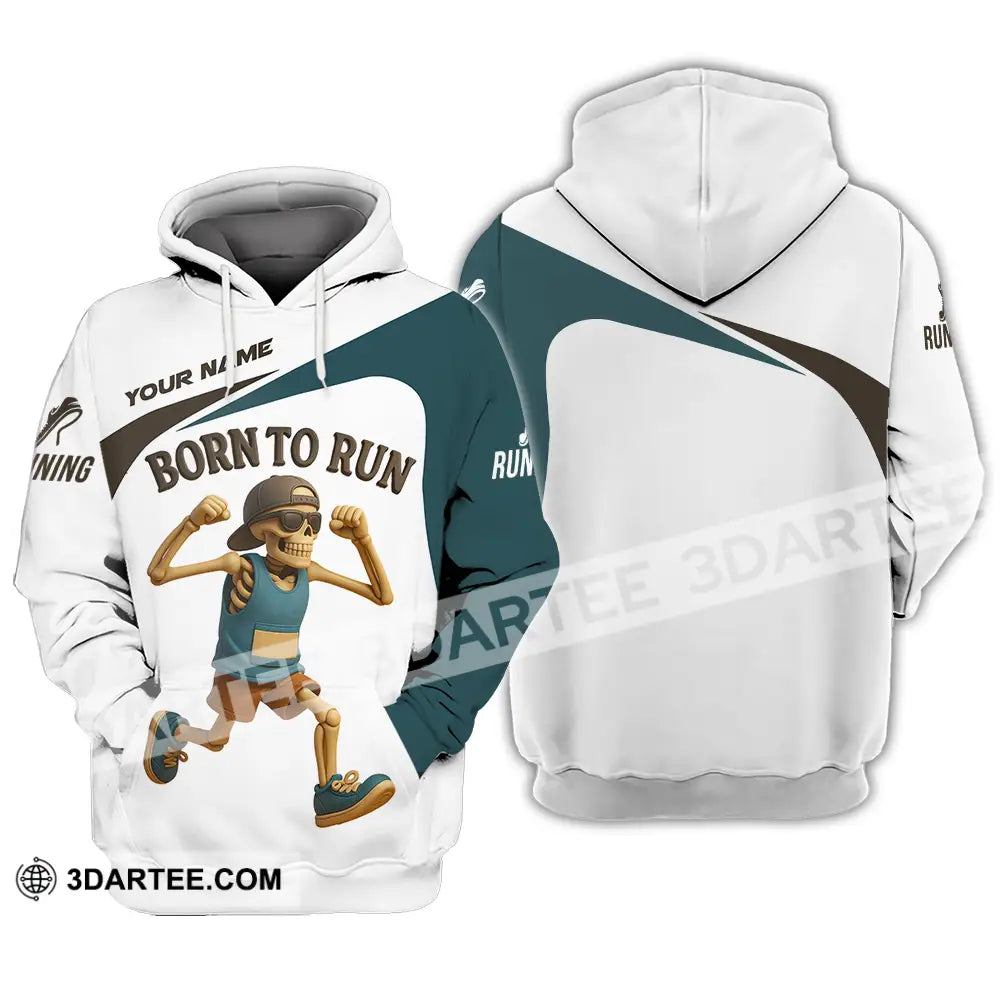 Unisex Shirt - Custom Born To Run Running Lover Sport Shirt Hoodie / S T-shirt