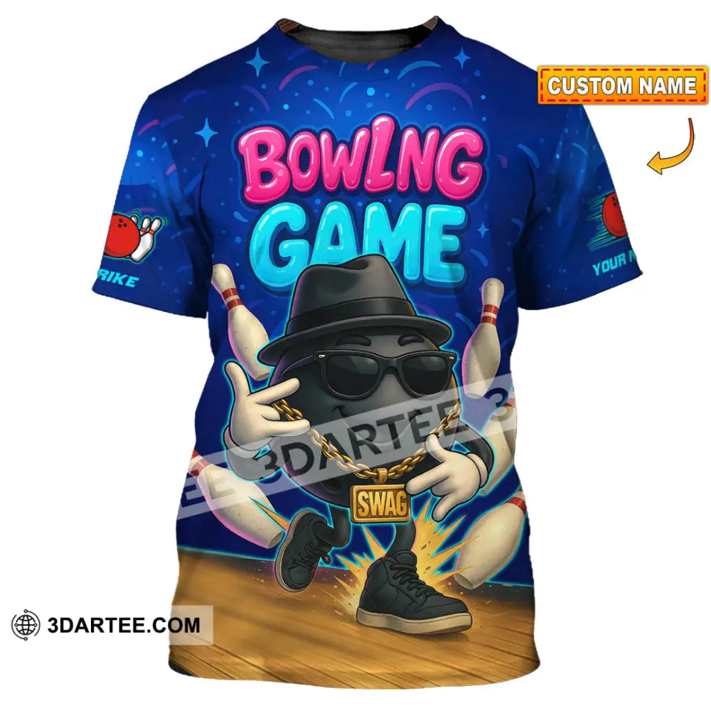 Unisex Shirt - Custom Bowling Game Swag Shirt T-shirt