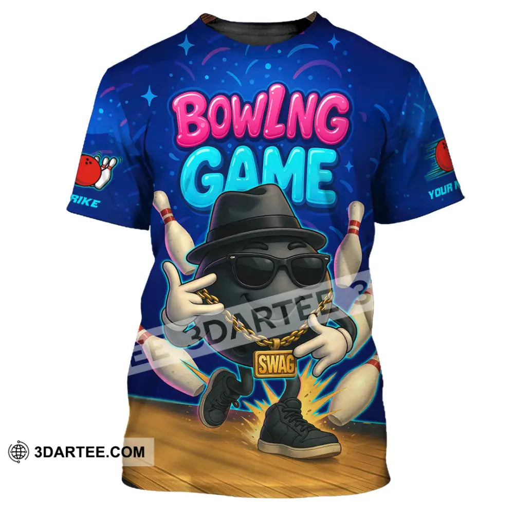 Unisex Shirt - Custom Bowling Game Swag Shirt T-Shirt / S T-shirt