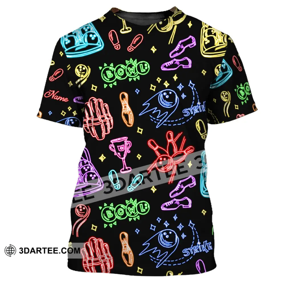 Unisex Shirt - Custom Bowling Strike Shirt T-Shirt / S T-shirt