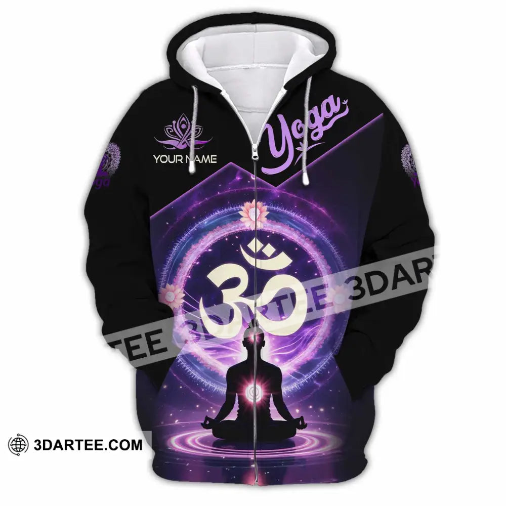 Unisex Shirt - Custom Chill Relax Yoga Shirt Zipper Hoodie / S T-shirt