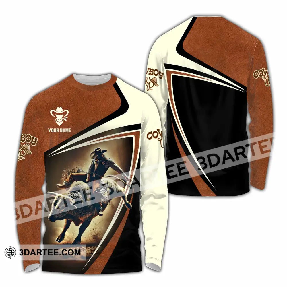 Unisex Shirt - Custom Cowboy Shirt Long Sleeve Shirt / S T-shirt