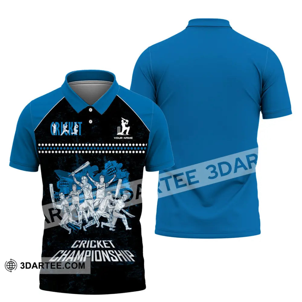 Unisex Shirt Custom Cricket Championship Shirt Polo Shirt / S T shirt