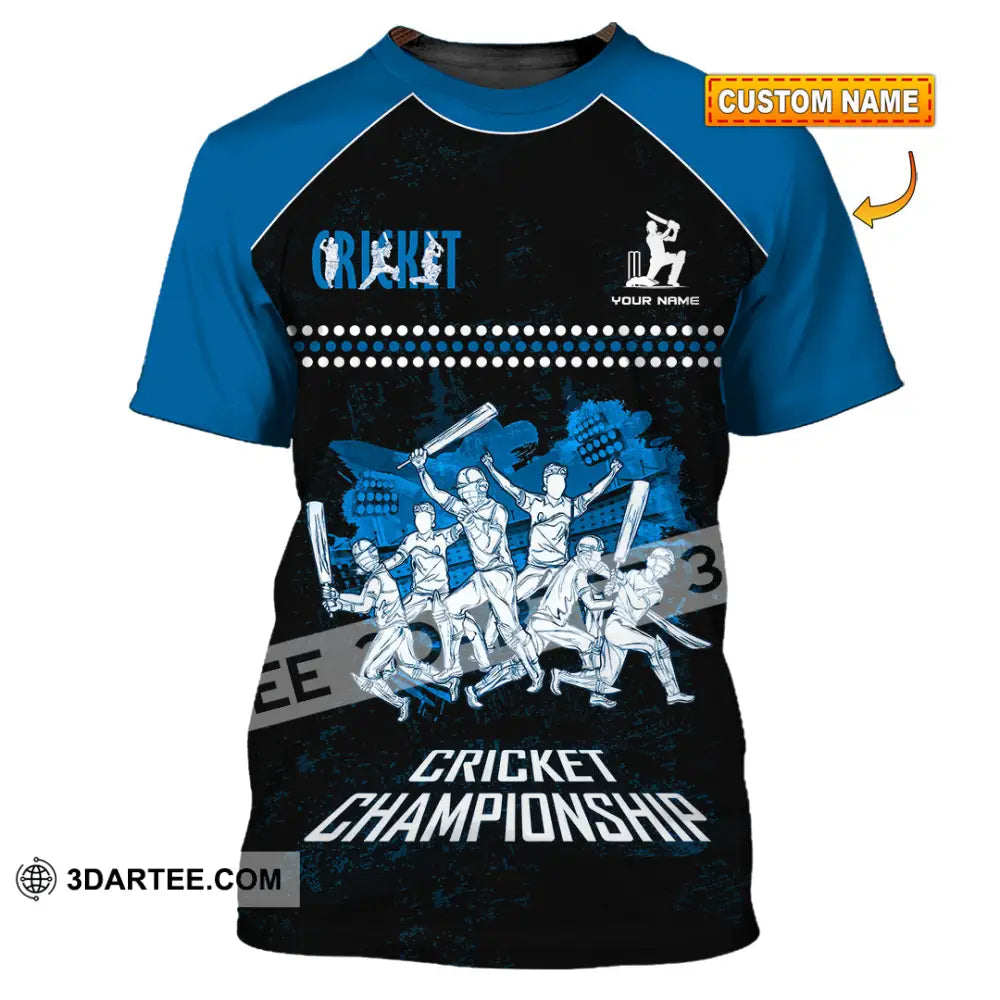 Unisex Shirt Custom Cricket Championship Shirt T shirt