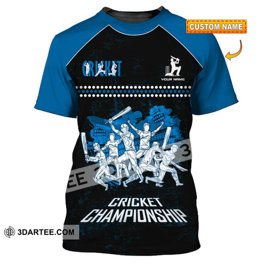 Unisex Shirt Custom Cricket Championship Shirt T shirt